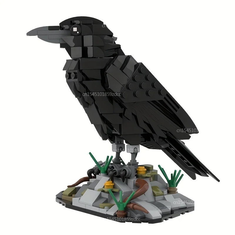 MOC Animal Bird Raven Kingfisher Feral Pigeon Model Building Blocks Set Robin Eagle Assembly Bricks Toys Birthday Xmas Gifts - Image 2