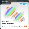 MOES WiFi Smart LED Downlight Zigbee Dimming Round Spot Light 9/12W RGB Color Changing Warm Cool light Alexa Google Home Vocie
