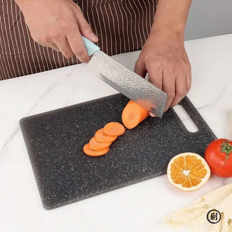Marble PP Cutting Board – Antibacterial & Mildew Resistant, Dishwasher Safe Vegetable Chopping Board