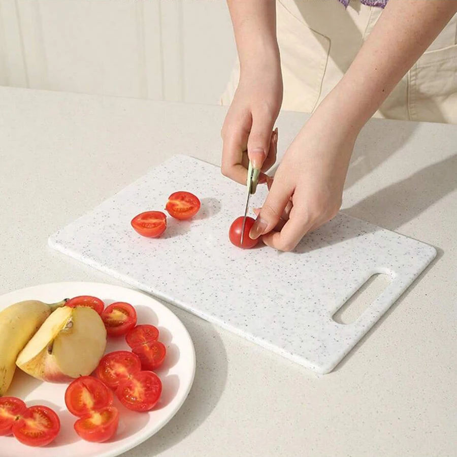 Marble Texture PP Cutting Board Antibacterial and Mildew Cutting Board Kitchen Vegetable Cutting Board Dishwasher Safe Healthy - Image 4