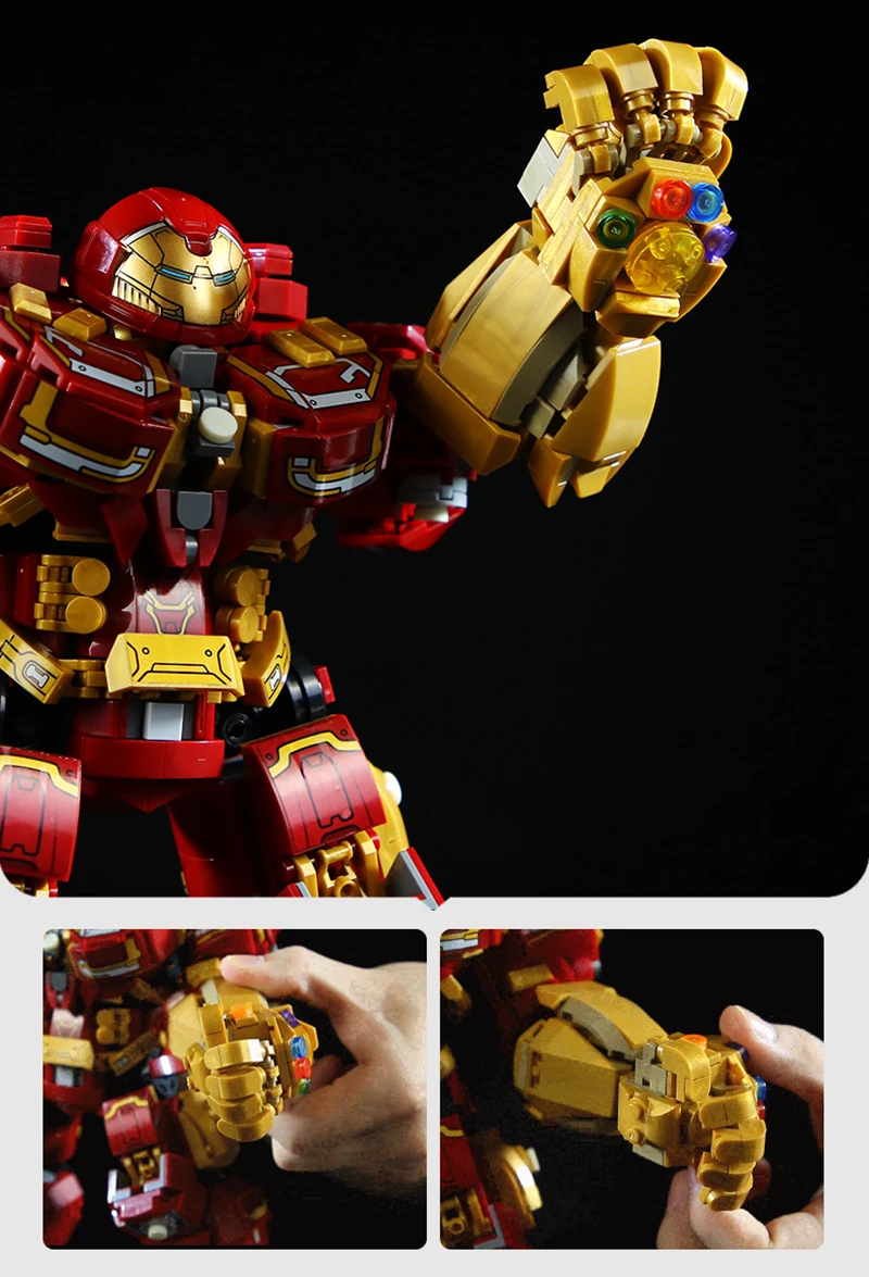 Marvel Superheroes MOC Building Blocks 2000+Pcs Iron Man Bricks Set Ornament Creative Toys Christmas Gifts for Kids Boys Adult - Image 5