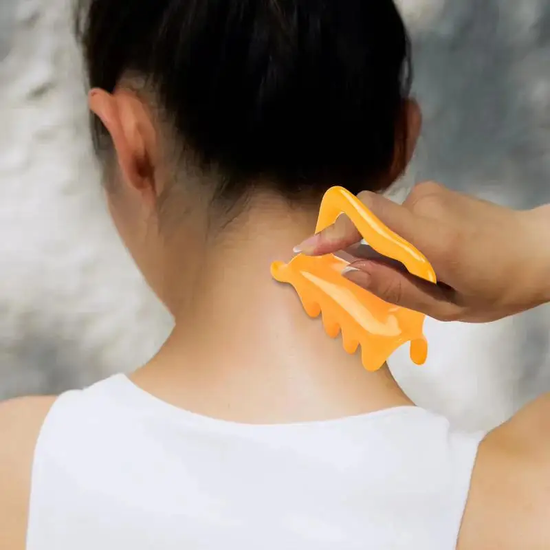 Massage Tool With Anti-Slip Handle Ergonomic Design Massage Nodules For Facial Skincare Muscle Relaxation Home Use - Image 4