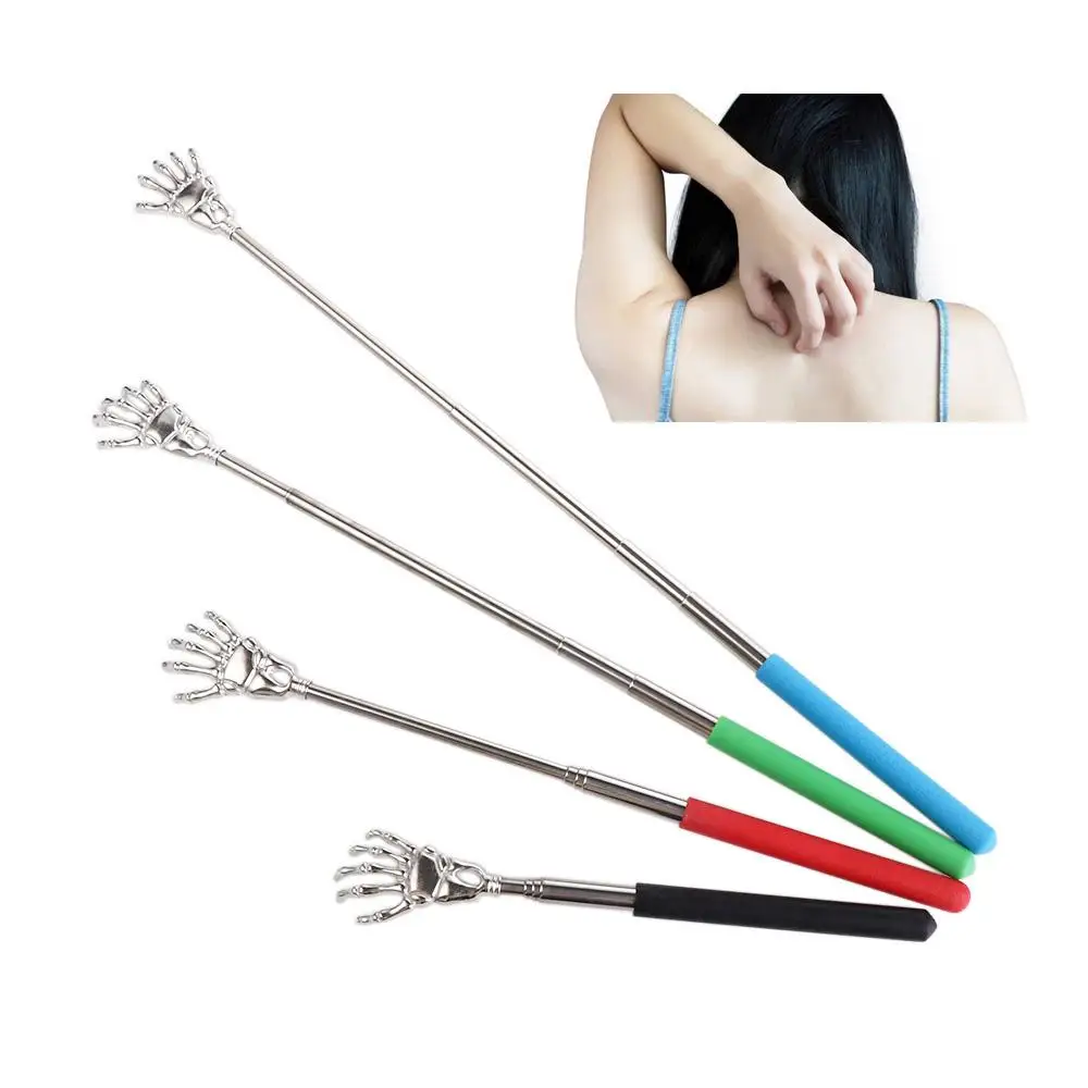 Massager Tool Scratching Old Man Happy Women Telescopic Backscratcher Extendable Back Scratcher Massage Claw Back Scraper - Image 4