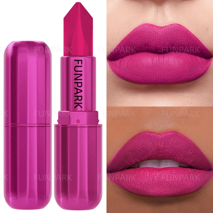 Matte Lipstick Long-Lasting Waterproof Classic Sexy Rose Red High Pigment Velvet Lip Makeup Gifts for Women Cosmeitics Lip Gloss - Image 2