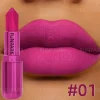 Matte Lipstick Long-Lasting Waterproof Classic Sexy Rose Red High Pigment Velvet Lip Makeup Gifts for Women Cosmeitics Lip Gloss