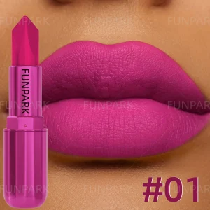 Matte Lipstick Long-Lasting Waterproof Classic Sexy Rose Red High Pigment Velvet Lip Makeup Gifts for Women Cosmeitics Lip Gloss