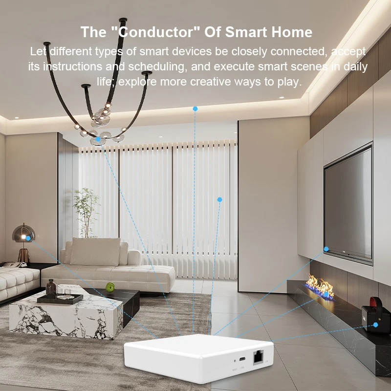 Matter Gateway Hub Homekit Tuya Zigbee BL Multi-model Gateway Smart Home Bridge Zigbee Google Home Smart Life App Control - Image 4
