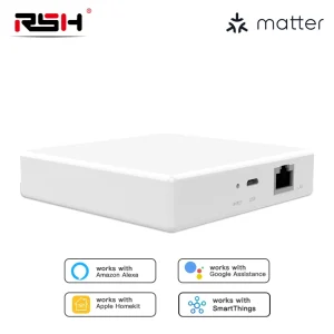 Matter Gateway Hub Homekit Tuya Zigbee BL Multi-model Gateway Smart Home Bridge Zigbee Google Home Smart Life App Control