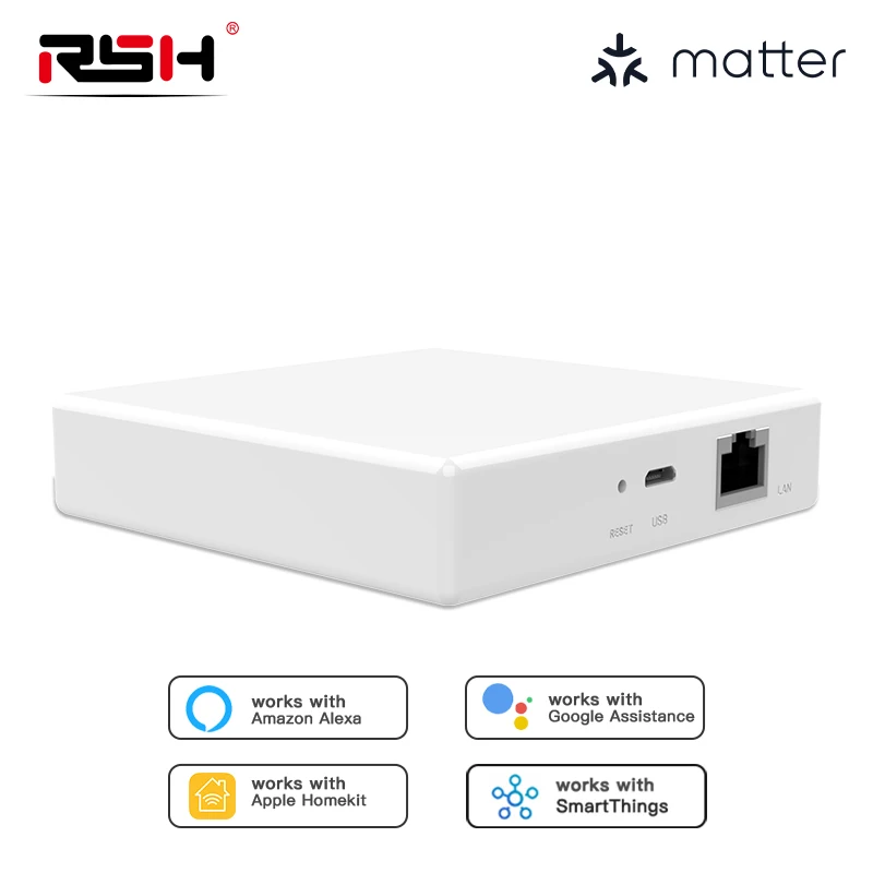 Matter Gateway Hub Homekit Tuya Zigbee BL Multi-model Gateway Smart Home Bridge Zigbee Google Home Smart Life App Control