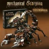 Mechanical Scorpion Building Blocks Cyberpunk Robot Animal Model Technical Bricks Set Construction Toy Gifts Adult Kids 1074PCS