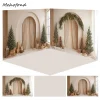 Mehofond Gentle Cream Storm Simia Christmas Background Gift Kid's Photo Birthday Family Festival Portrait Photography Decor