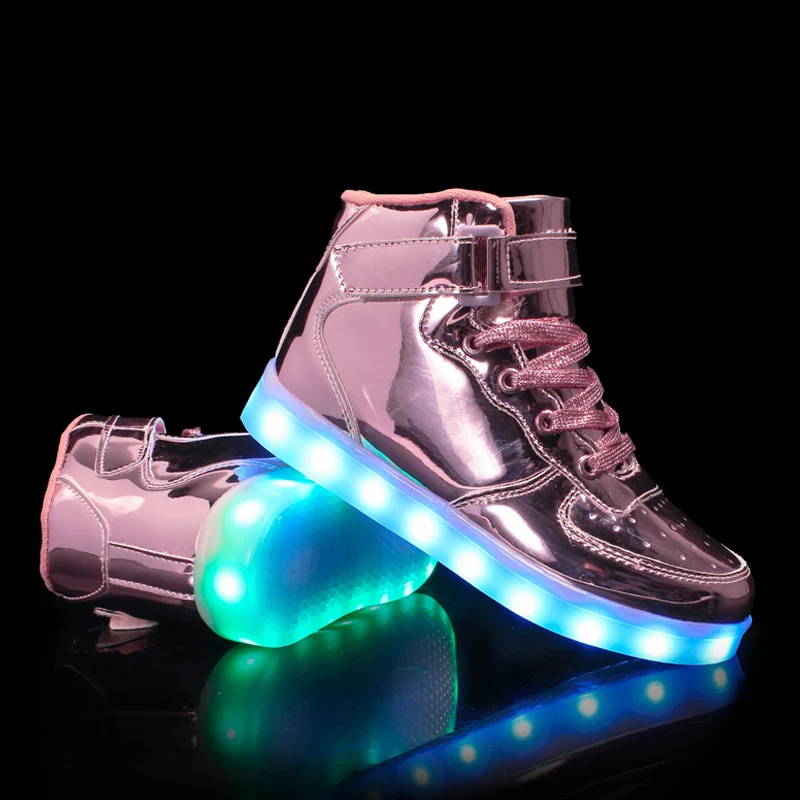 Men Sneakers Kid Boots Girl Boy Footwear Women Fashion Casual Sport Outdoor Dance Flats Children Led Light Up Hip-Hop Shoes - Image 5