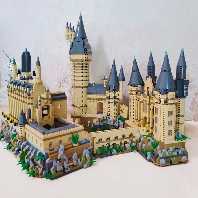 Micro Bricks City Creative Medieval Magic Castle Series School Architecture Palace Model Building Blocks Gifts Kid Assembly Toys - Image 4