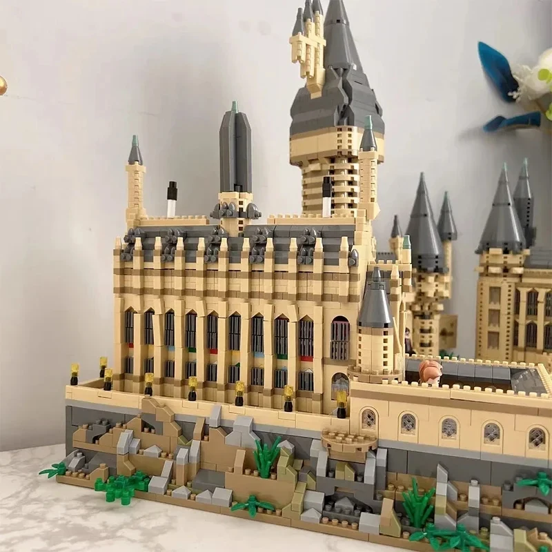 Micro Bricks City Creative Medieval Magic Castle Series School Architecture Palace Model Building Blocks Gifts Kid Assembly Toys - Image 5