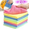 Microfiber Cleaning Cloth Dish Washing Towel Non-stick Oil Dishrag Lint-free Dishcloths Kitchen Dish Rags Household Clean Towel