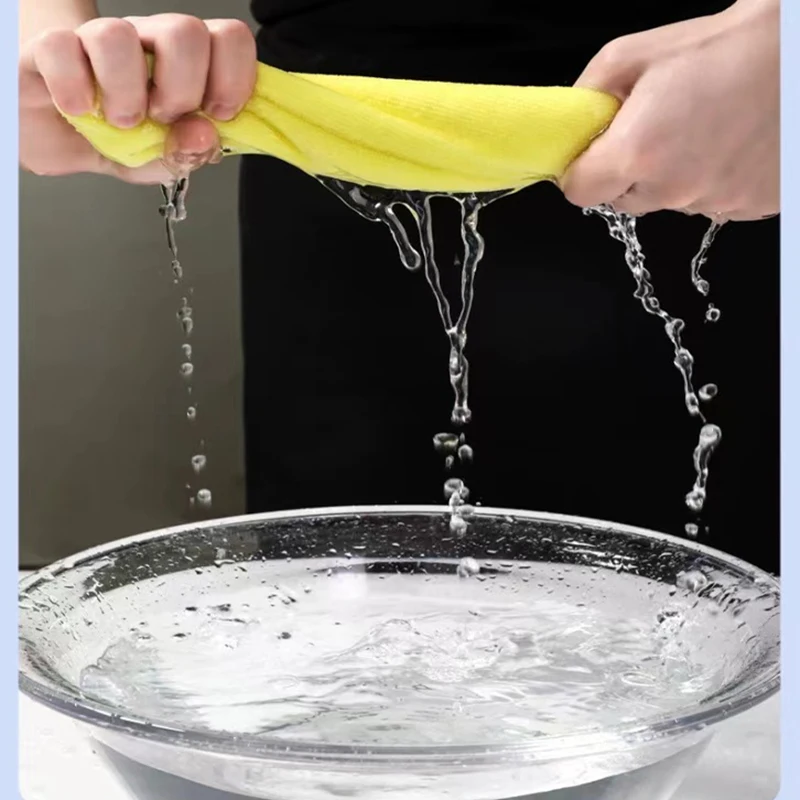 Microfiber Cleaning Cloth Dish Washing Towel Non-stick Oil Dishrag Lint-free Dishcloths Kitchen Dish Rags Household Clean Towel - Image 5