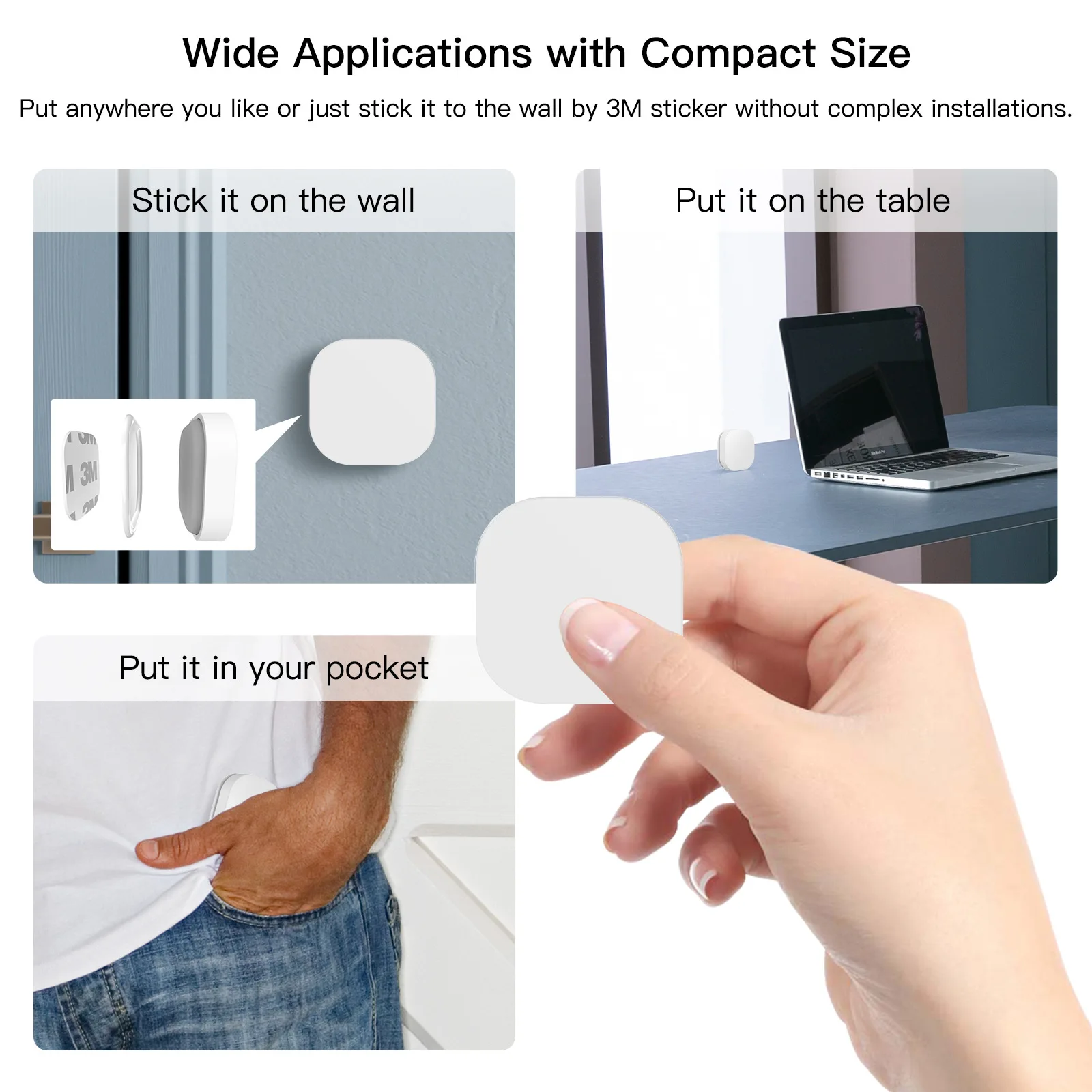 Mini Wireless Switch ZigBee EWelink APP Remote Control Emergency Button For Smart Home Works With Gateway And Alex/Alice/Yandex - Image 3