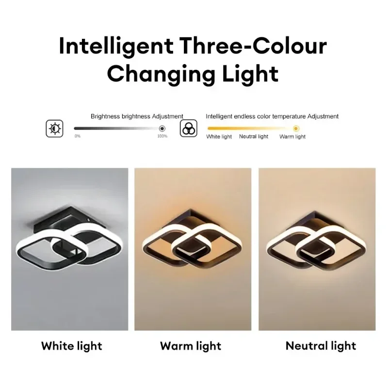 Modern LED Aisle Ceiling Light Chandelier For Corridor Stairs Foyer Balcony Bedroom Bathroom Indoor Lighting Fixtures Luster - Image 6