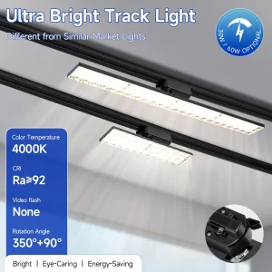 Mordern Ceiling Lamp Supermarket Light Rotation Led Track Light for Restaurant Clothing Store Led Spotlight Decor 220V
