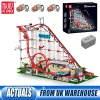 Mould King 11014 Amusement Park Toys The Motorized Rolle Coaster Building Block Assembly Roller Coaster Set Kids Christmas Gift