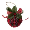 Multicolor Lattice Cloth Christmas Balls Pendant Xmas Tree Hanging Ball Ornaments New Year Xmas Wedding Party Home Decoration