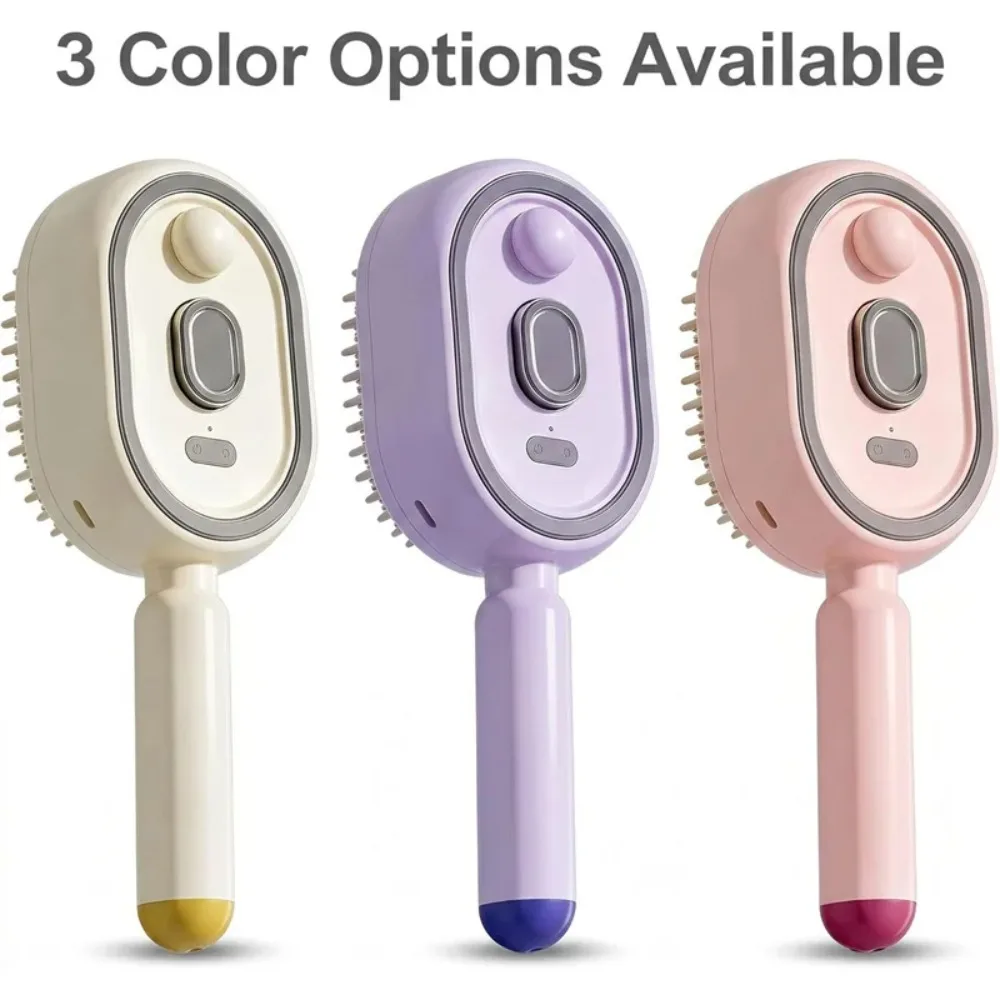 Multifunctional Massage Comb,Electric Spray Air Cushion Scalp Massager,Self-Cleaning Essential Oil Hair Care Comb,Gift for Women - Image 6