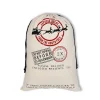 Multipurpose Cotton Canvas Large Bag Home Car Sundries Drawstring Bags Kids Toy Storage Bag Christmas New Year Gift Holder 50*70