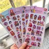 NEW Anime Cartoon Foam Puffy Stickers for Luggage Phone Notebook Reward Stickers Kids Toy Gifts Party Favors Decorat