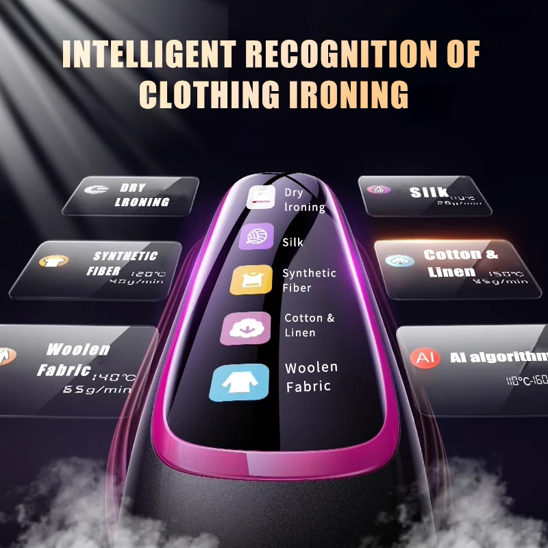 NEW Handheld Steam Iron Garment Steamer Portable Mini for Clothes Fast Heating Travel Garment Fabric Press Machine with Home - Image 2