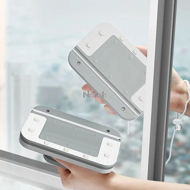 NEW Magnetic Window Cleaner Double-sided Window Cleaning Brush Glass Wiper Cleaning Tools outside window cleaner For High Rise - Image 2