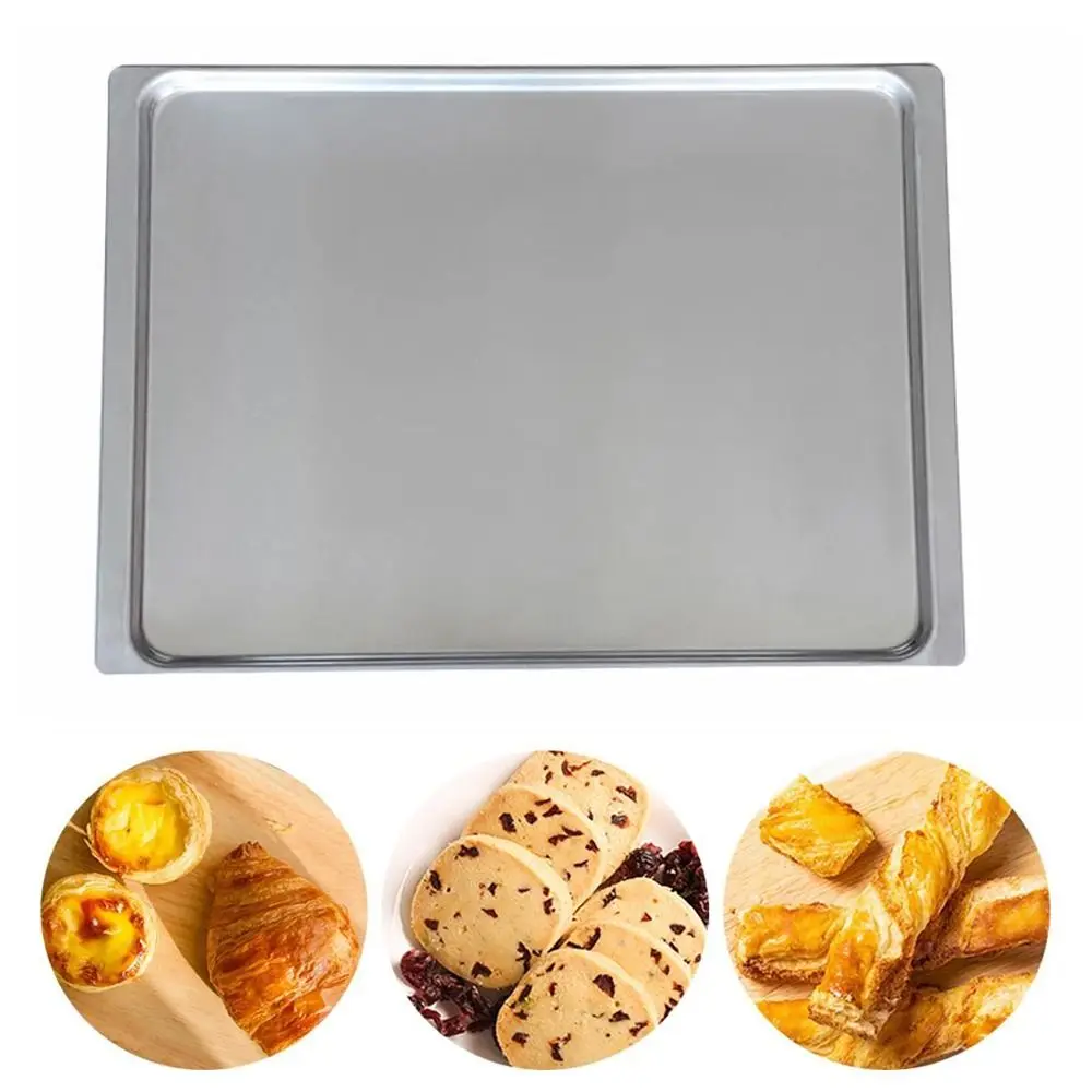 New 315*435mm Baking Tray Even Heating Non-stick Baking Pan Aluminum Alloy Cookies Baking Tray
