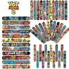 New!! 6/24Pcs Toy Story 5 Slap Bracelets Party Favors Snap Band Supplies Children's Birthday Souvenirs Christmas Stocking Fille
