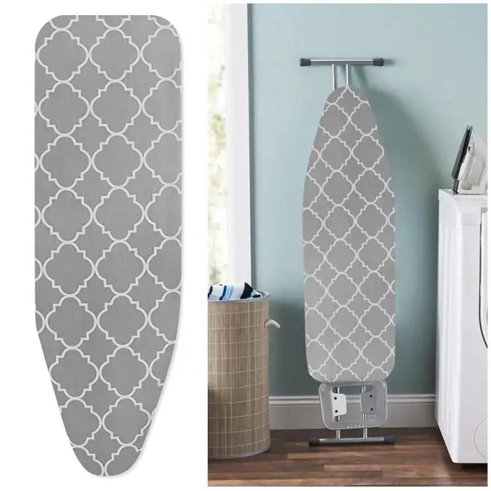 New Board Cover With Elastic Edge Stain Resistant Scorching Thick Padding Iron Heat Shield Ironing Cover For Ironing Table