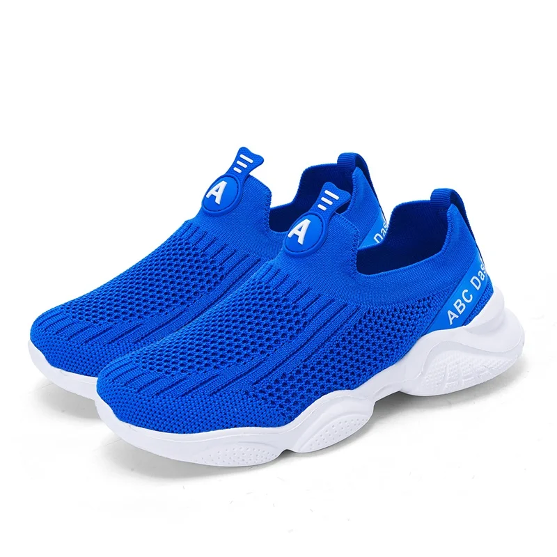 New Children Casual Shoes Breathable Knit Sneakers for Kids Slip Ons Running Shoes Boys Lightweight Comfortable Walking Shoes - Image 2