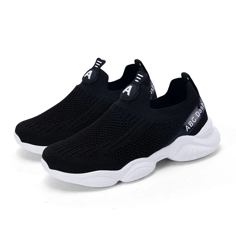 New Children Casual Shoes Breathable Knit Sneakers for Kids Slip Ons Running Shoes Boys Lightweight Comfortable Walking Shoes - Image 3