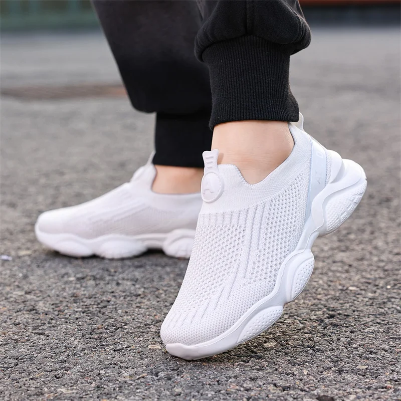 New Children Casual Shoes Breathable Knit Sneakers for Kids Slip Ons Running Shoes Boys Lightweight Comfortable Walking Shoes - Image 4