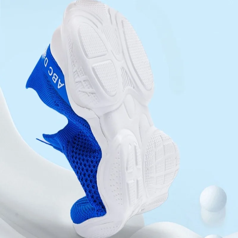 New Children Casual Shoes Breathable Knit Sneakers for Kids Slip Ons Running Shoes Boys Lightweight Comfortable Walking Shoes - Image 6