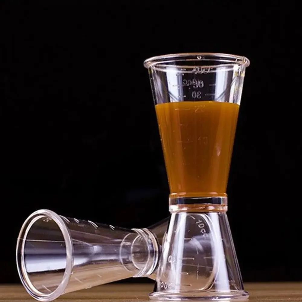 New Cocktail Shaker PP Measure Cup 20/40cc 10/20cc Double Shot Stackable Large Capacity Jigger Short Measuring Jugs - Image 5