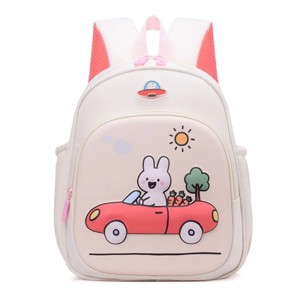 New Excavator/Rabbit Schoolgirl Backpack Large Capacity Double Shoulder Kids Backpack Lightweight Mini School Bag Kid
