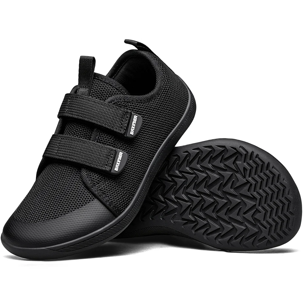 New Kids Barefoot Sneakers Girls Boys Fashionable Children's Shoes Wide Toe Breathable Knitted Mesh Sole Non Slip Walking Cross - Image 2