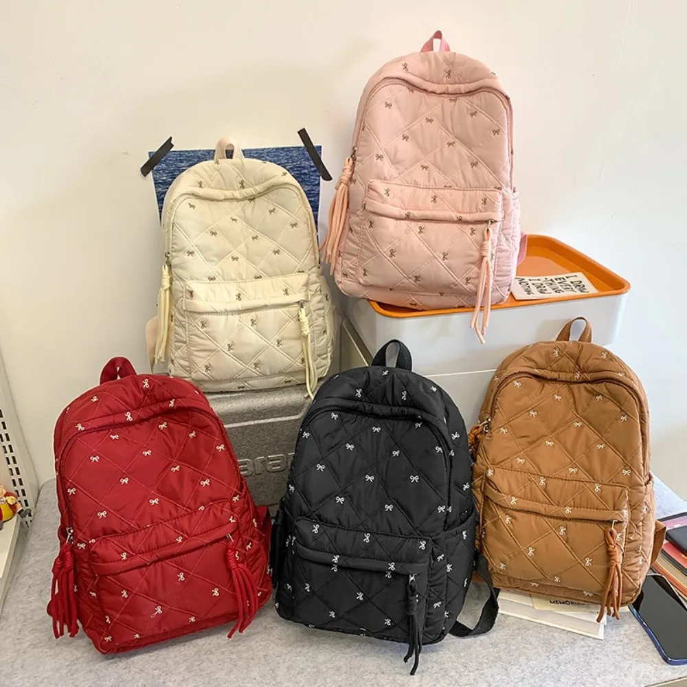 New Large Capacity Children's School Backpack Lightweight Bow Students Schoolbag Tutoring Bag School Office - Image 2