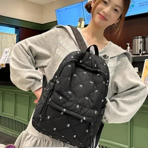 New Large Capacity Children's School Backpack Lightweight Bow Students Schoolbag Tutoring Bag School Office
