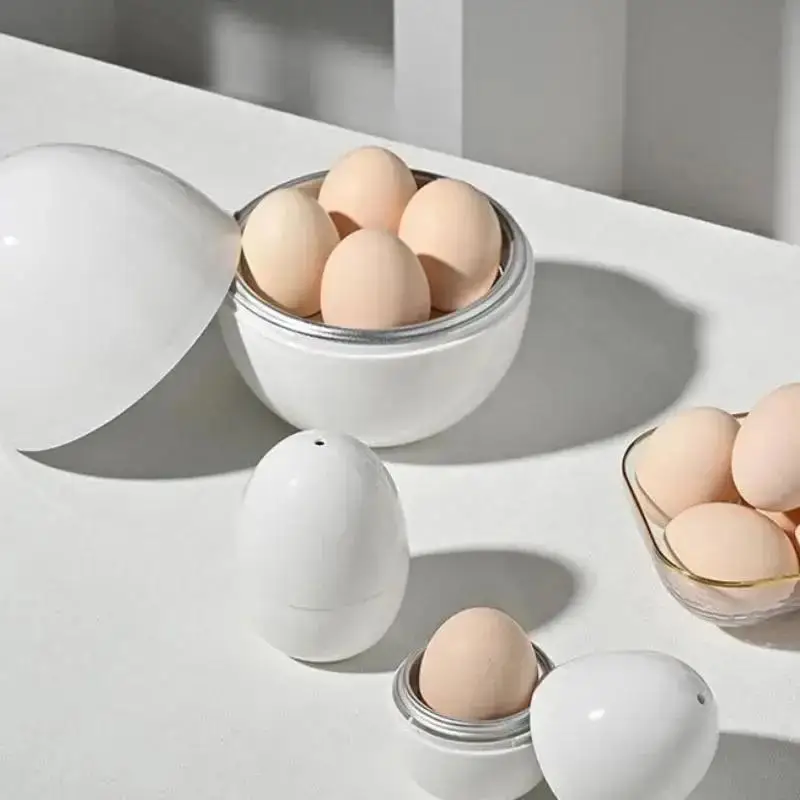 New Microwave Eggs Steamer Boiler Cooker 1/4 Eggs Capacity Easy Quick 5 Minutes Hard Or Soft Boiled Cooking Tools Kitchen Supply - Image 4