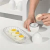 New Microwave Eggs Steamer Boiler Cooker 1/4 Eggs Capacity Easy Quick 5 Minutes Hard Or Soft Boiled Kitchen Cooking Tools
