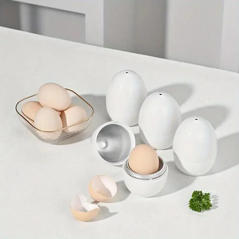 New Microwave Eggs Steamer Boiler Cooker 1/4 Eggs Capacity Easy Quick 5 Minutes Hard Or Soft Boiled Kitchen Cooking Tools - Image 3