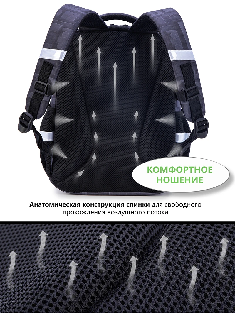 New Russian Brand Cartoon School Backpacks For Boys 1-2 Grade Children Orthopedic Backpack Kids Bookbags Students School bag - Image 4