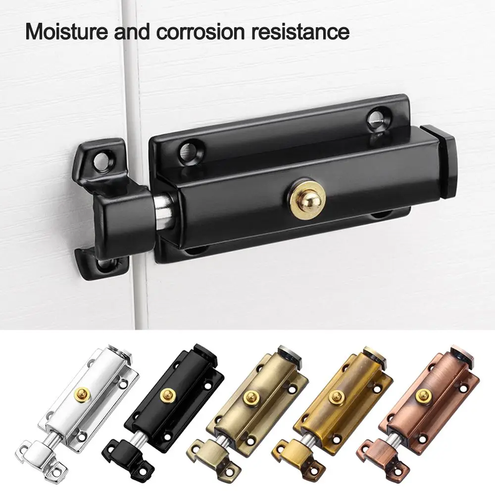 New Stainless Steel Door Lock 3Inch Automatic Spring Door Latch Anti-theft Hardware Security Bolt Latch Door - Image 3