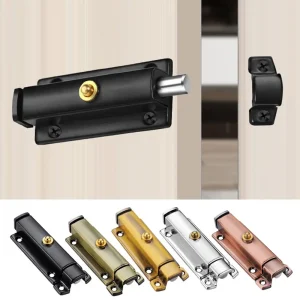 New Stainless Steel Door Lock 3Inch Automatic Spring Door Latch Anti-theft Hardware Security Bolt Latch Door