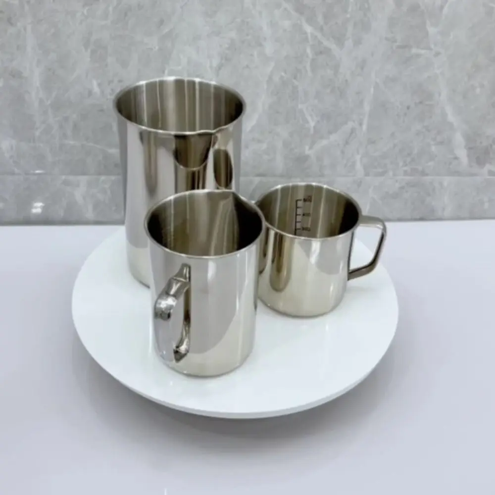 New Stainless Steel Laboratory Beaker Graduated Measuring Cups 500ml 1000ml 2000ml Espresso Mugs Baking Kitchen Tool - Image 3