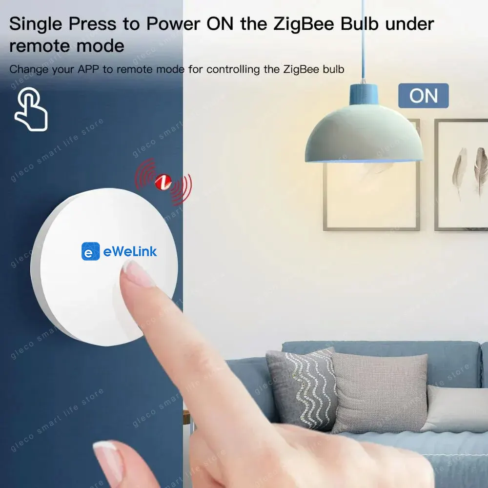 New Zigbee Button Scene Switch Wireless Remote One Key Controller Smart Home Automation Scenario For Ewelink Alexa Google 2Mqtt - Image 4